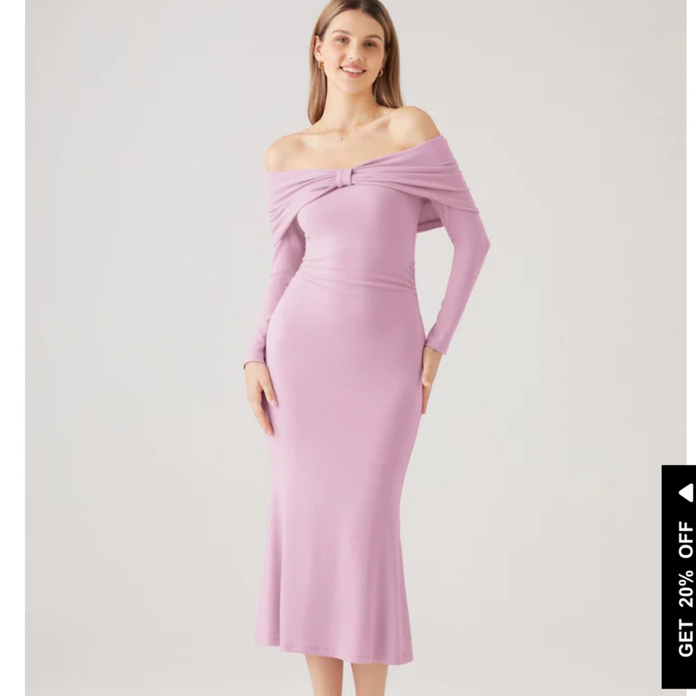 OGL Transformable Bow Cold Shoulder Brami Mermaid Dress
